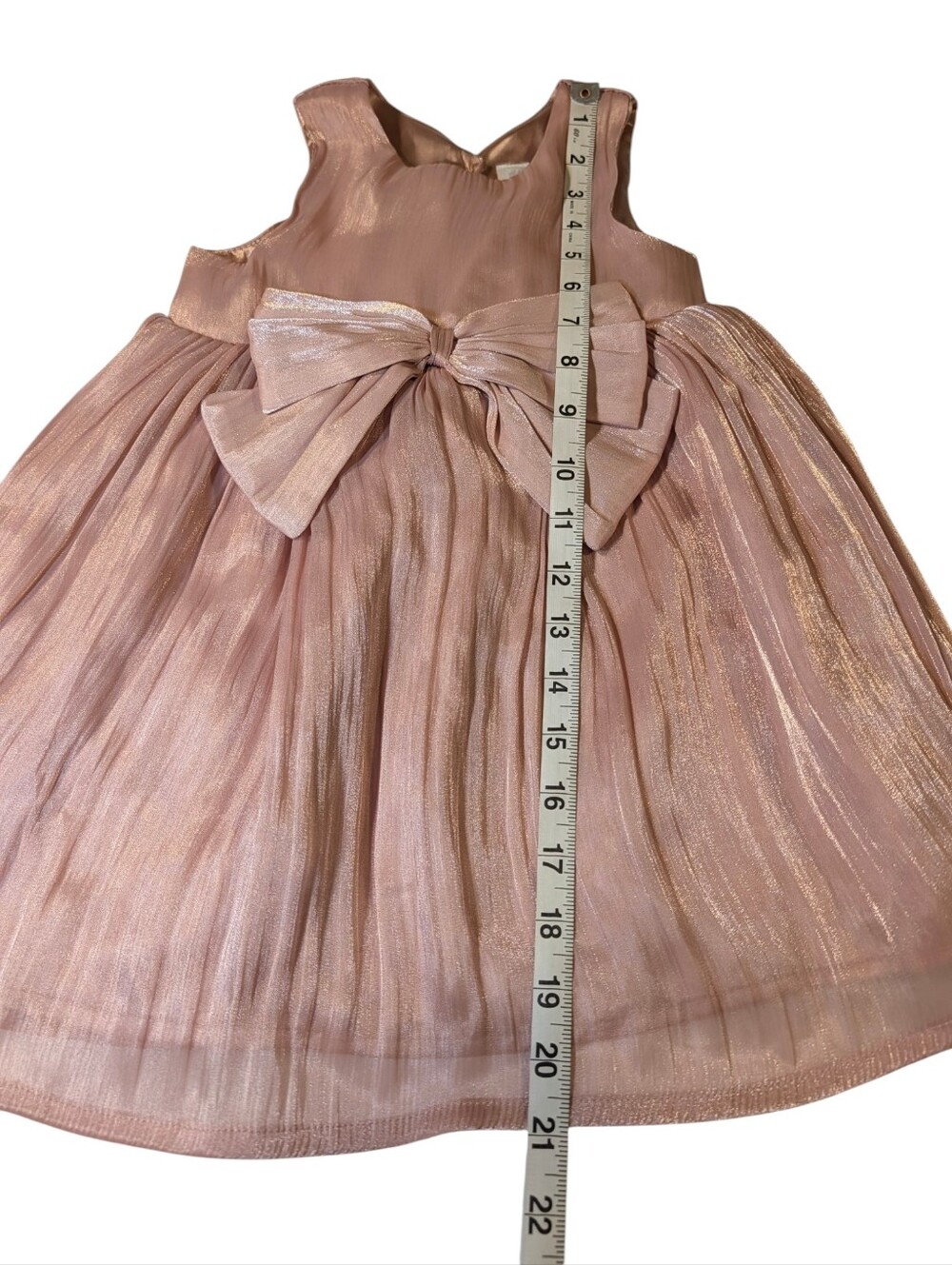H&M Bow Detail Organza Dress Size 2T - Picture 5 of 8